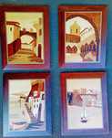 Quadros em madeira / maqueteria italiana