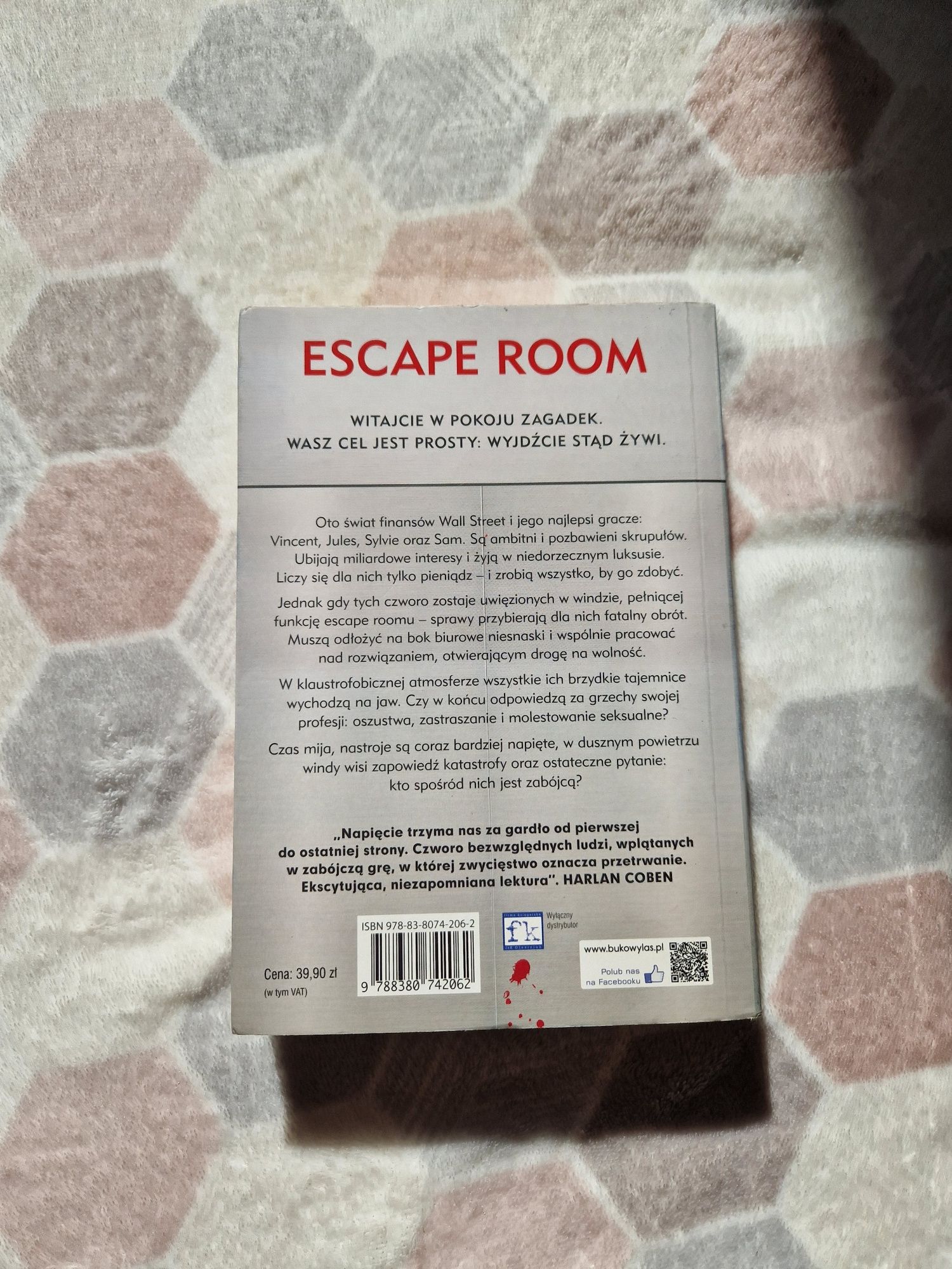 Książka "Escape room" Megan Goldin