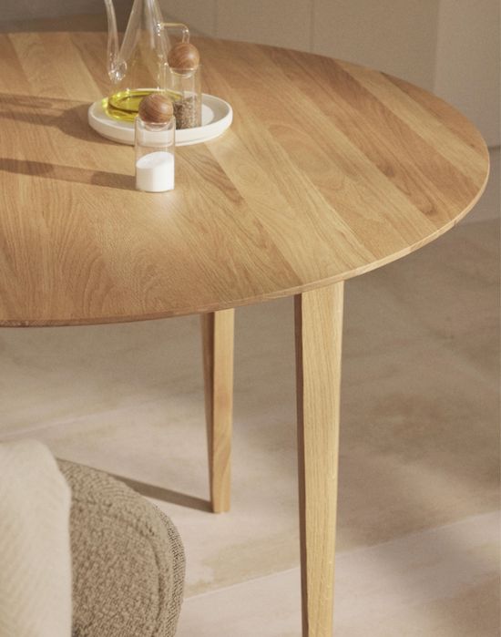 Stół do jadalni z drewna dębowego Archie