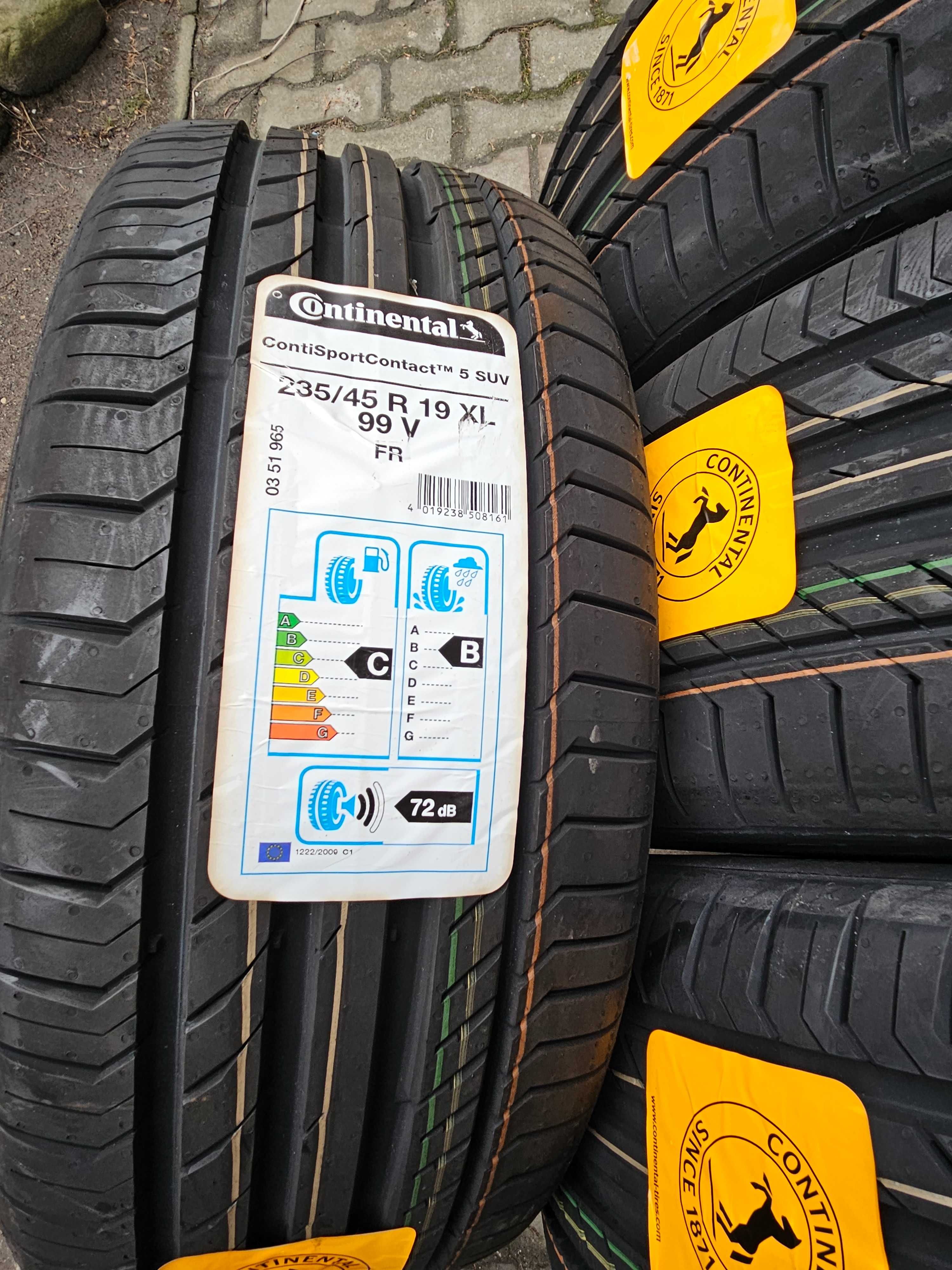 235/45R19 continental sport contact 5