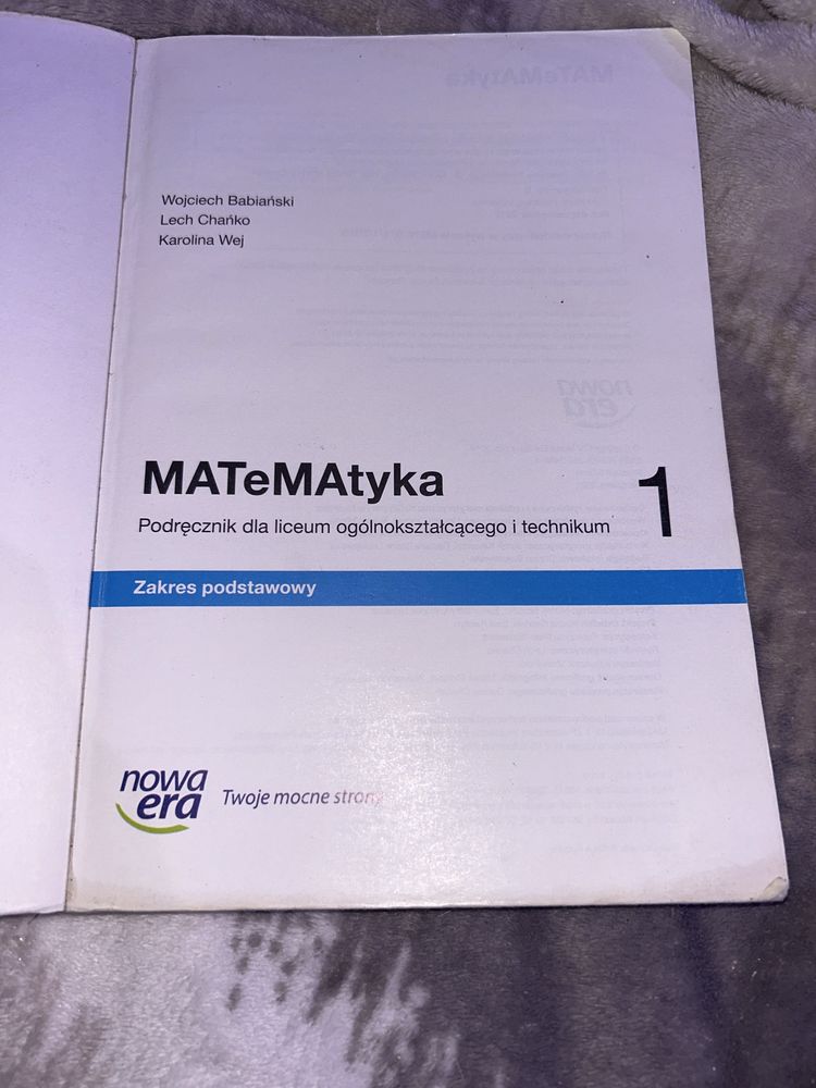 Matematyka 1 poziom podstawowy