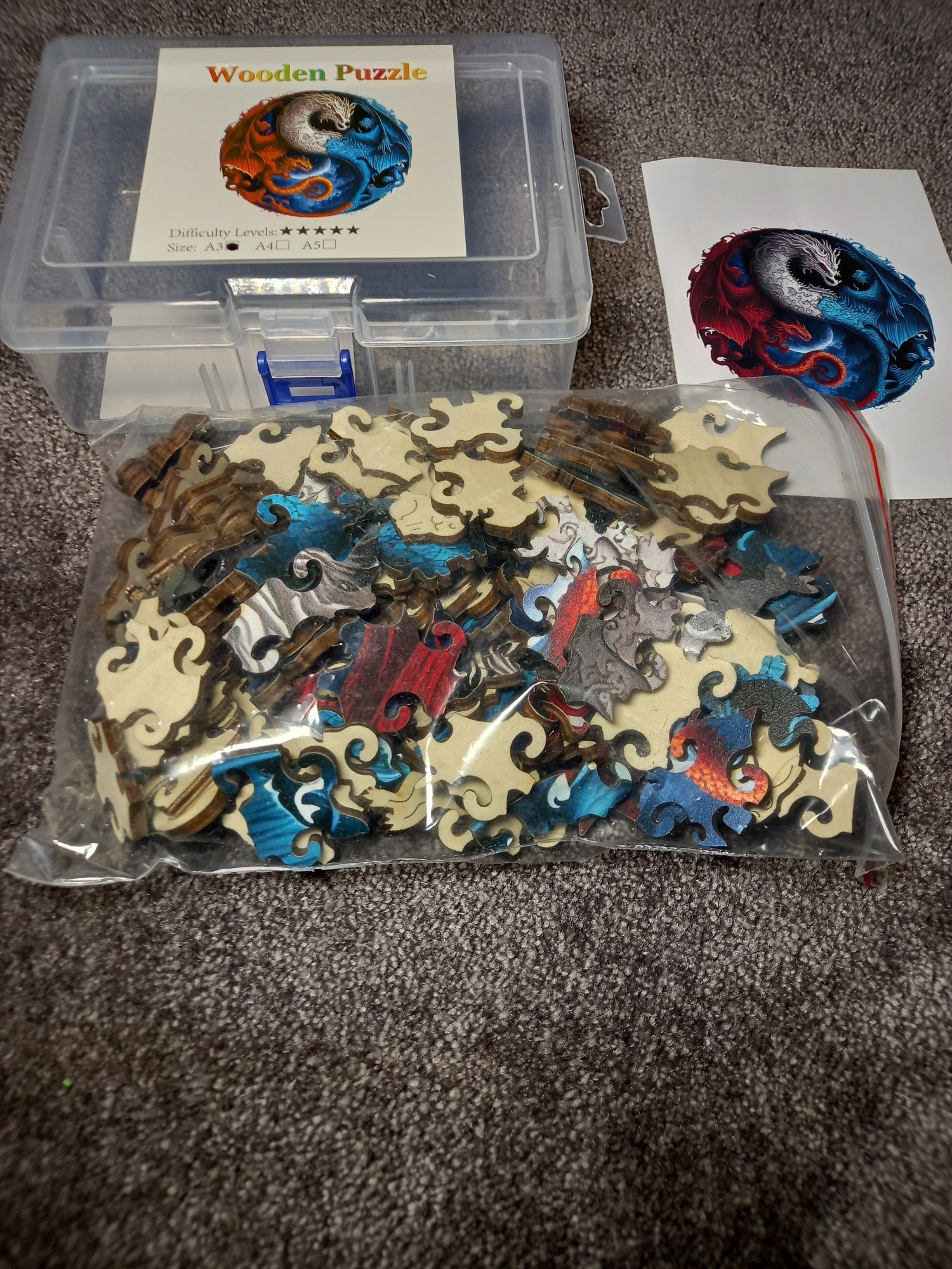 Puzzle drewniane duże A3 idealne na prezent