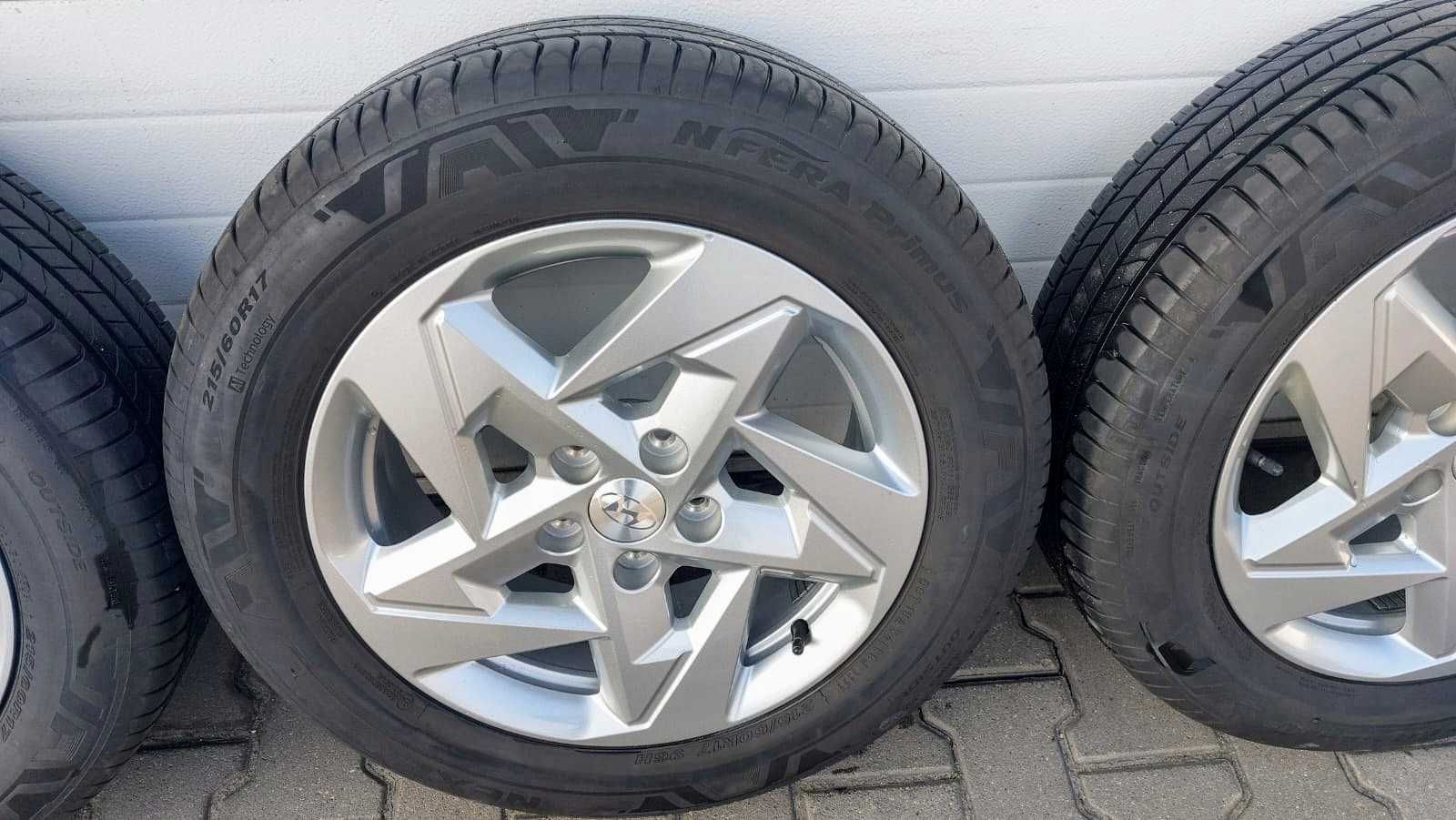 Komplet kół letnich 17 cali HUNDAI KIA felgi i opony 215/60R17
