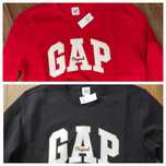 - 40% Bluza GAP, r. L; czerwona lub czarna.
