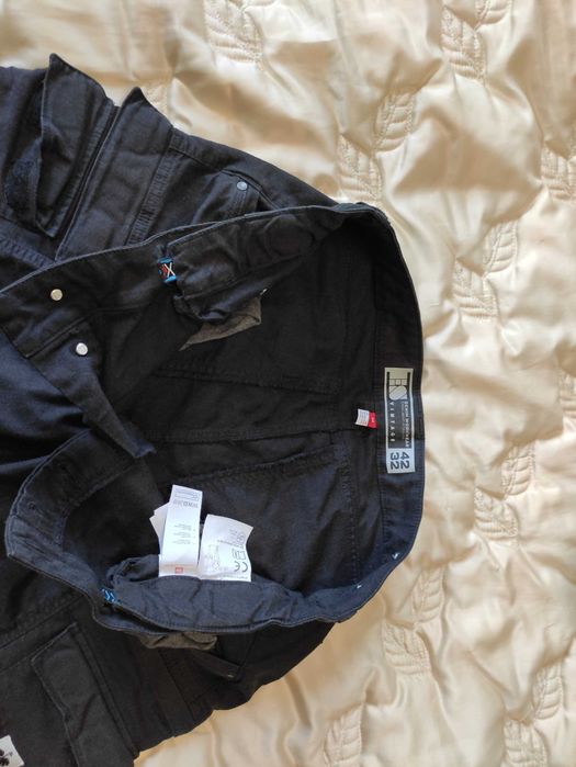 Męskie spodnie robocze Engelbert Strauss Cargo Denim Vintage r. 58