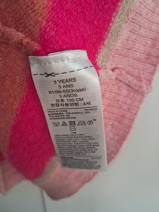 Sukienka sweterkowa Gap Kids r. 98/104