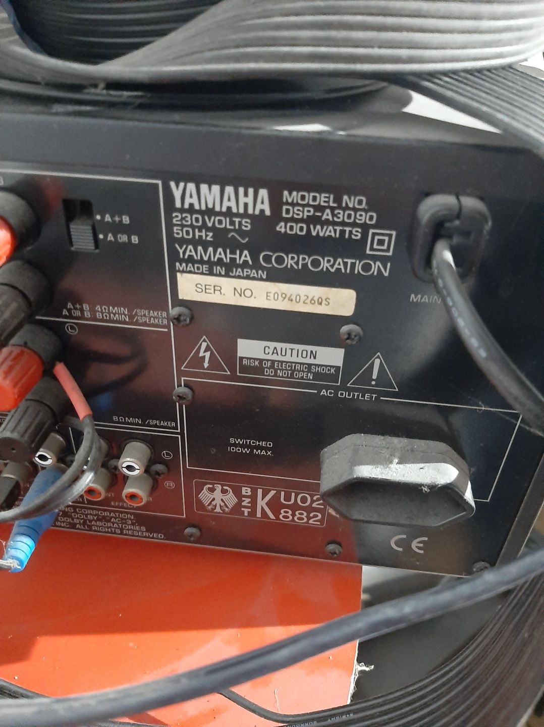 Głośniki Bose,wzmacniacz yamaha,subwoofer