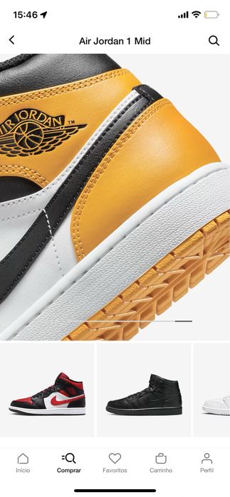 Air Jordan 1 taxi colors