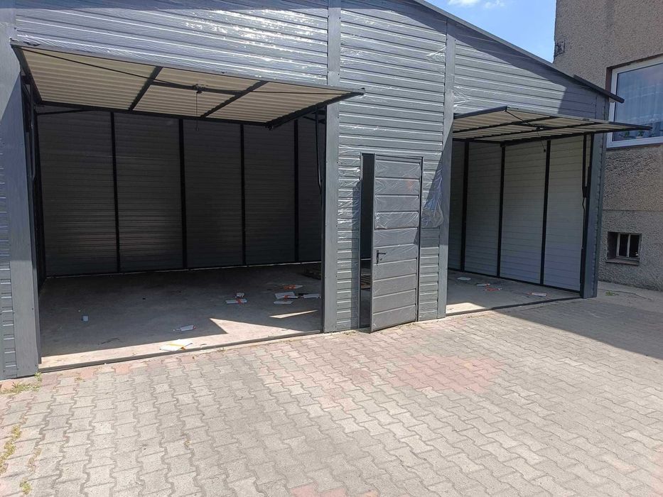 Garaż HALA 7,5x6  Wiata Blaszak - wys. 2,7 m -różne rozmiary PRODUCENT