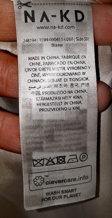 Side slit blazer - NA-KD