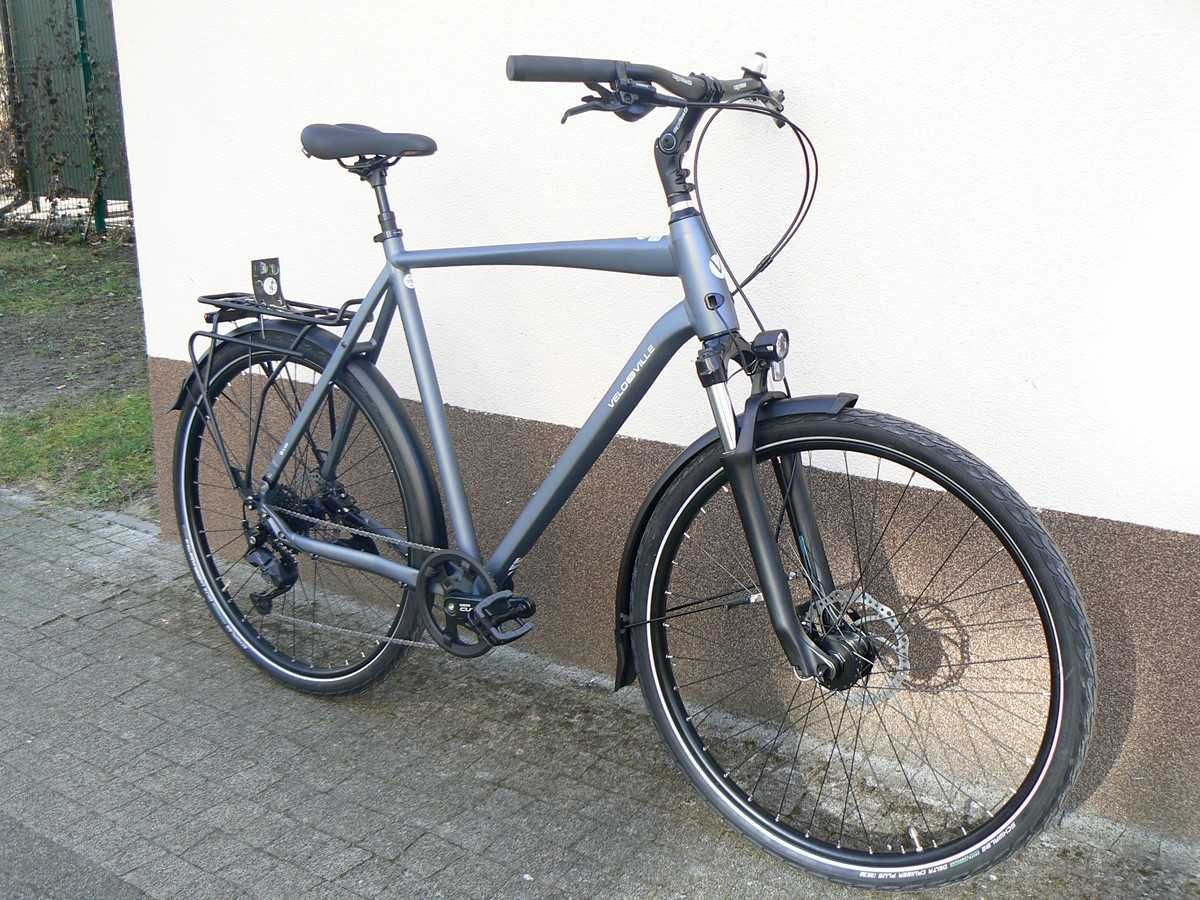 NOWY -35% Bardzo duży rower trekkingowy Velodeville A400 CUES 64 cm