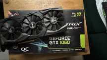 Cokarte graficzną  Asus GTX1060 Strix Gaming z 6 gb pamieci gdde5.