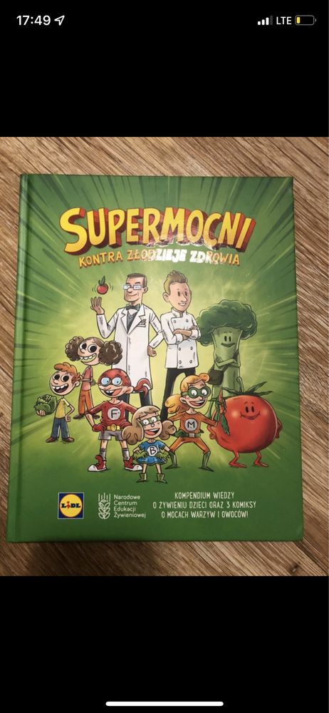 książka supermocni edukacyjna dla dzieci