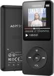 agptek a02x odtwarzacz mp3 czarny 32 gb vv