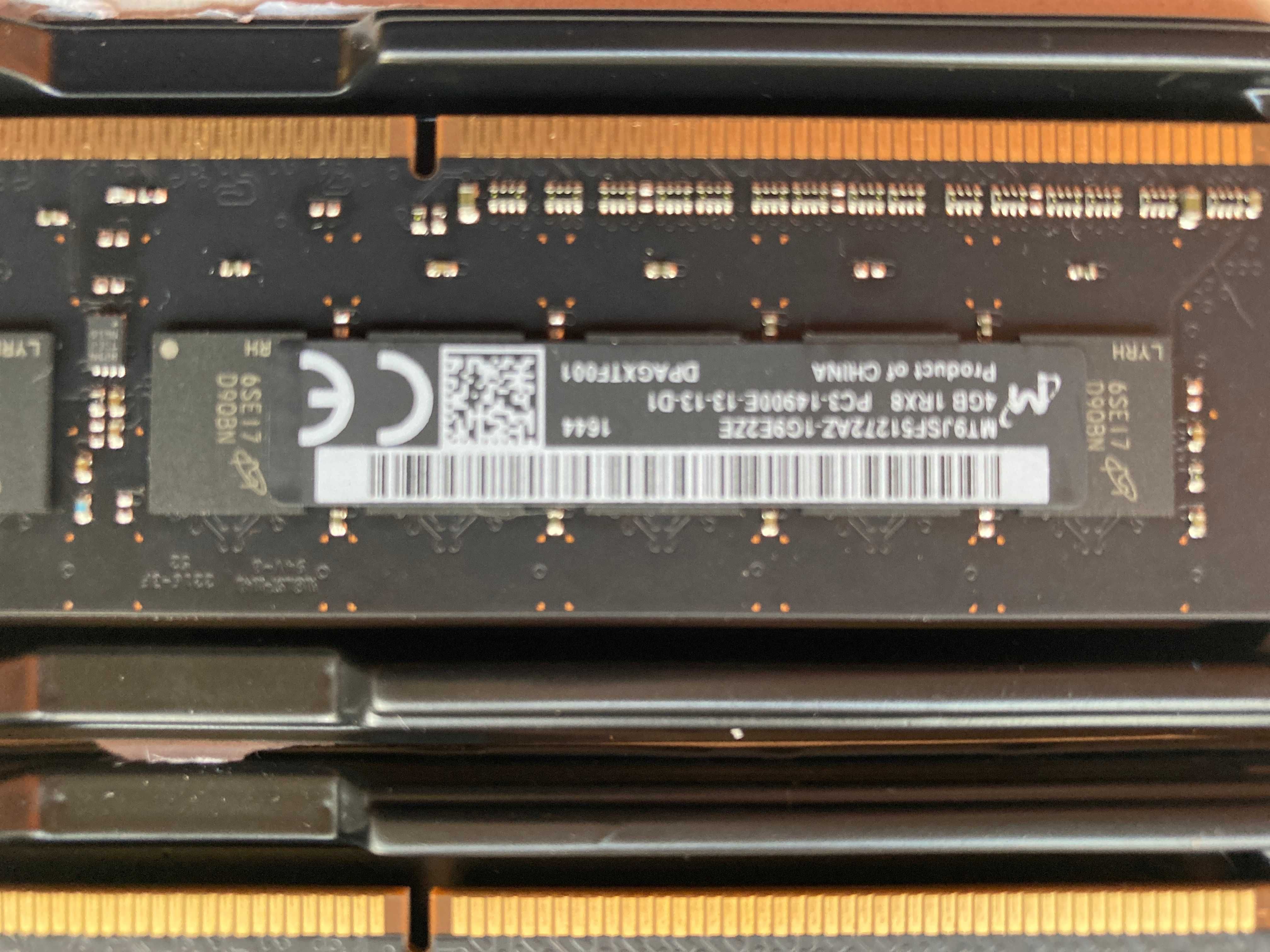 Pamięci Micro PC3 - 14900E DDR3 1866 MHz ECC Unbuffered 8GB (2x4GB)
