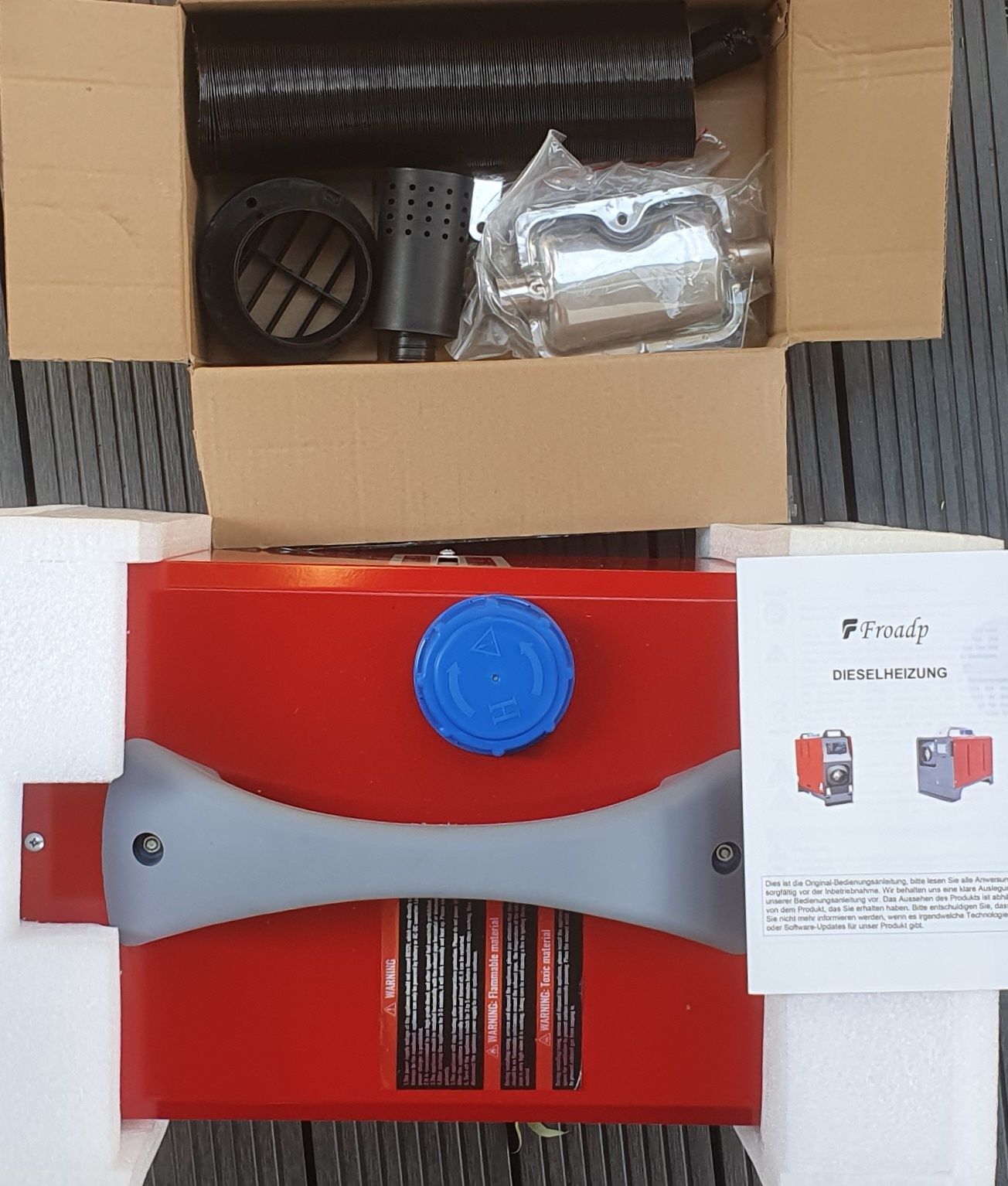 Nagrzewnica "Webasto" Diesel Model: ZP-W8000 12V 8KW