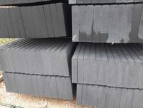 Płyta podmurówka betonowa grafitowa, panele, ogrodzenie - antracyt