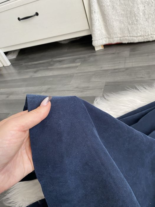 Hobbs London S 36 lyocell 100% granatowa kamizelka bezrękawnik