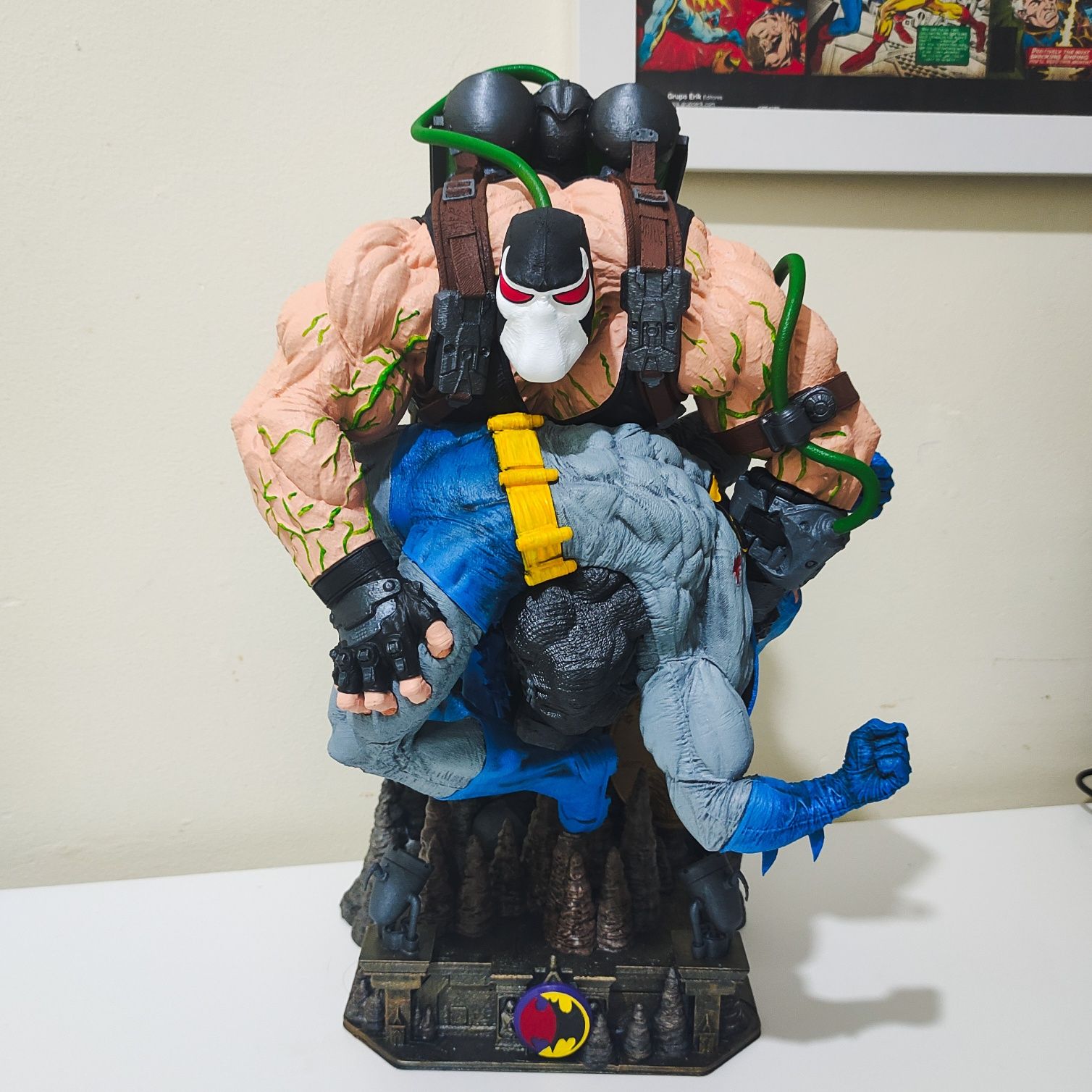 Diorama Batman vs Bane - Knightfall