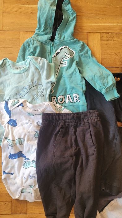 Paka ubranek niemowlęcych chłopiec zestaw komplet 92