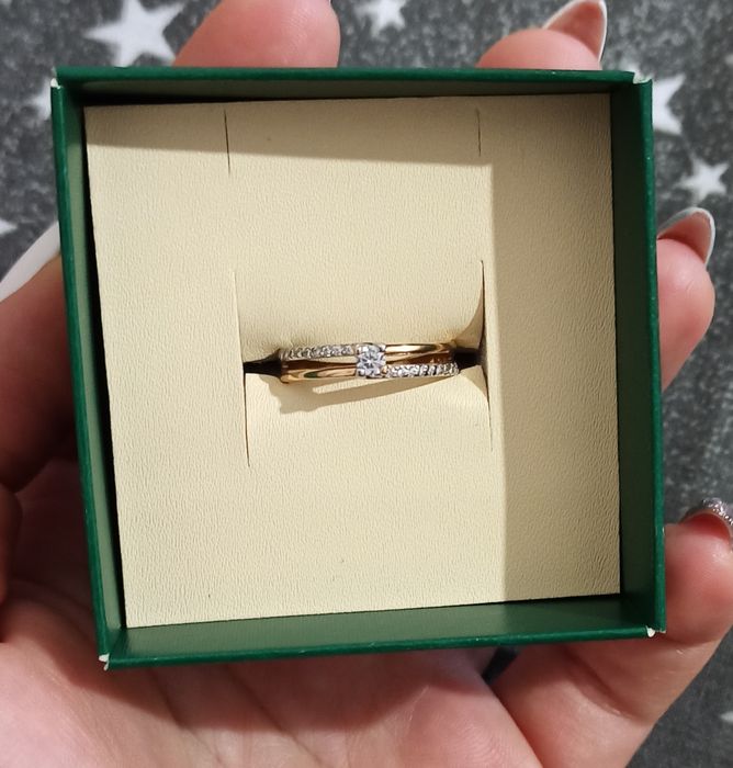 Золота каблучка розмір 17,5