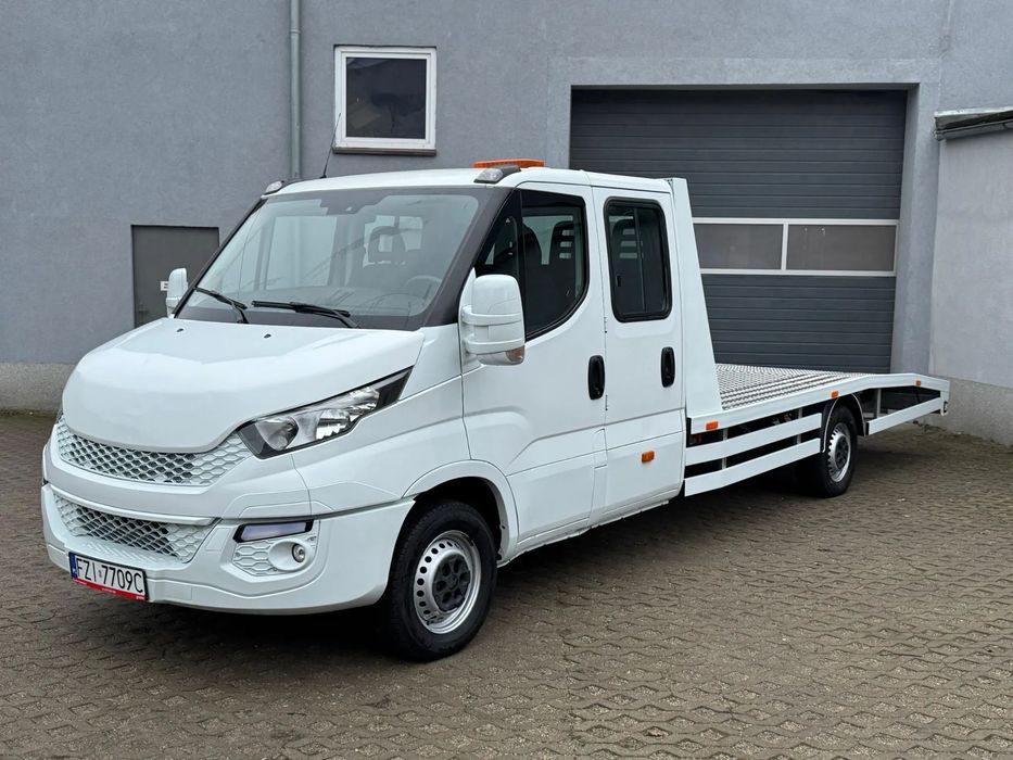 Iveco Daily 35S14D  dubel kabina, AUTOLAWETA , 136 KM, zarejestrowany, MAŁY PRZEBIEG !!!