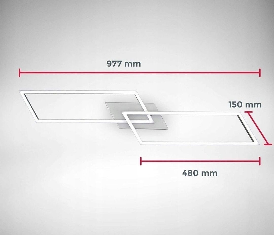 Lampa kolekcjonerska LED ledowa ruchome ramię 40 w 4400 lumen