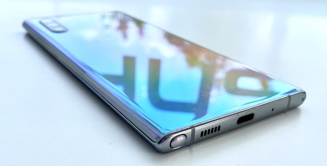 Telefon Samsung Note 10 Plus 256GB Silver BARDZO ŁADNY STAN
