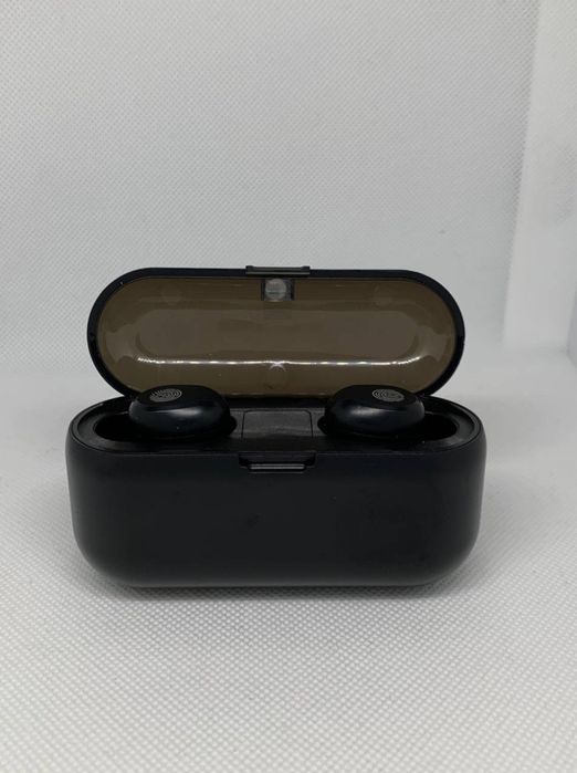 Бездротові навушники Bluetooth + powerbank чорні сенсорні TWS F9
