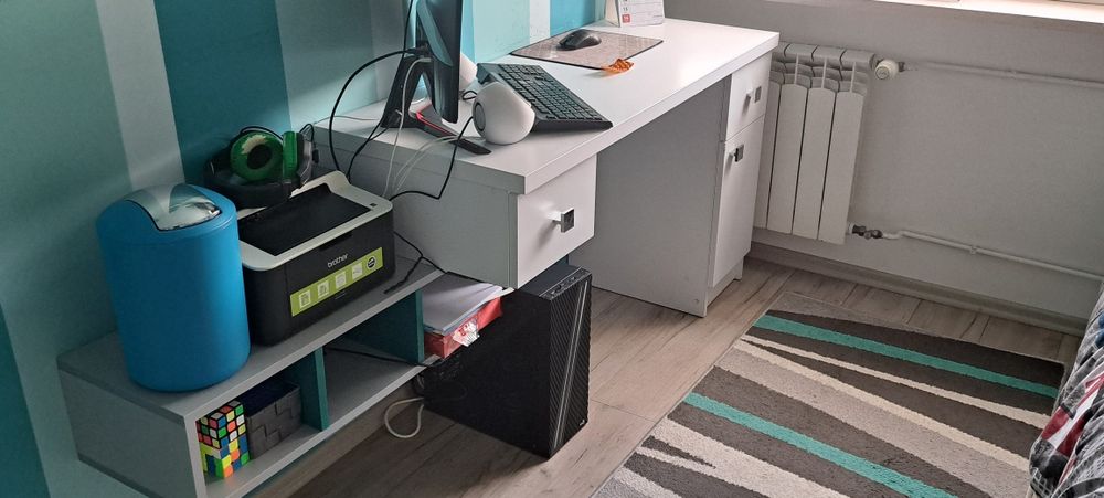 Meble dziecięce, Szafa,łóżko, biurko, półki.