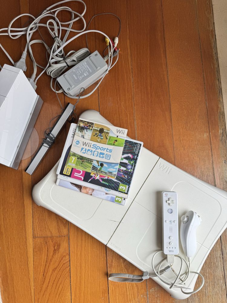 Wii + plataforma+ jogos