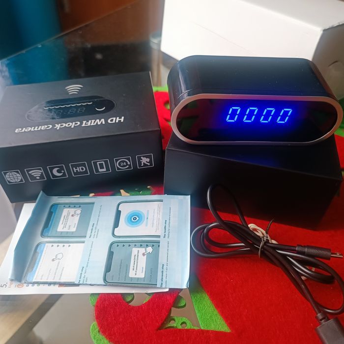 Mini kamera w budziku Wi fi