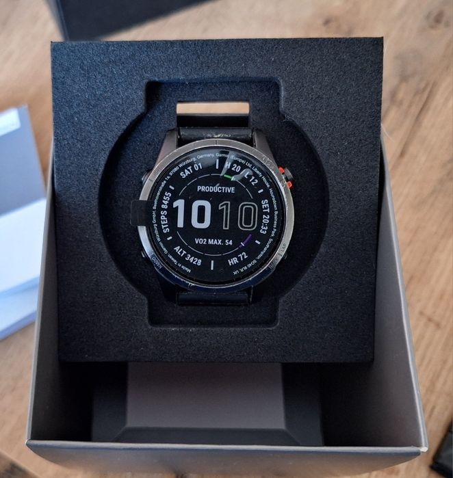 Garmin fenix 7s solar czarny