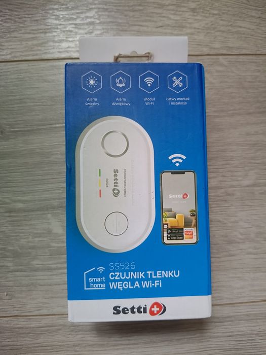 Setti SS526 czujnik tlenku węgla WI-FI