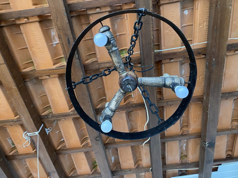 Candeeiros rústicos