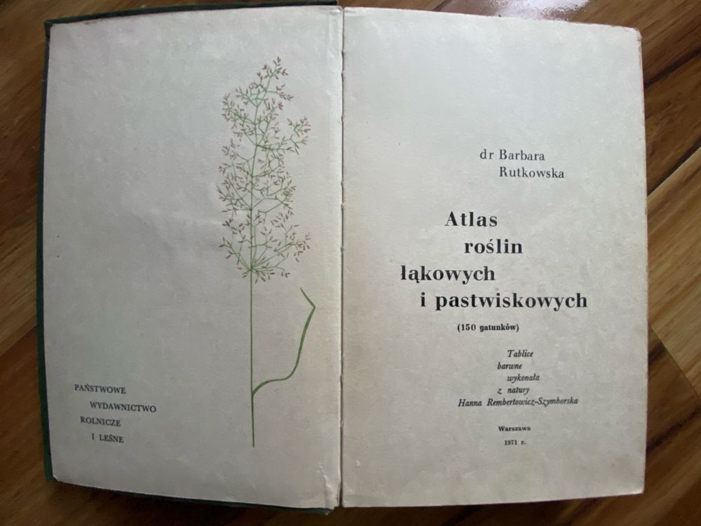 Barbara Rutkowska. Atlas Roślin Łąkowych I Pastwiskowych