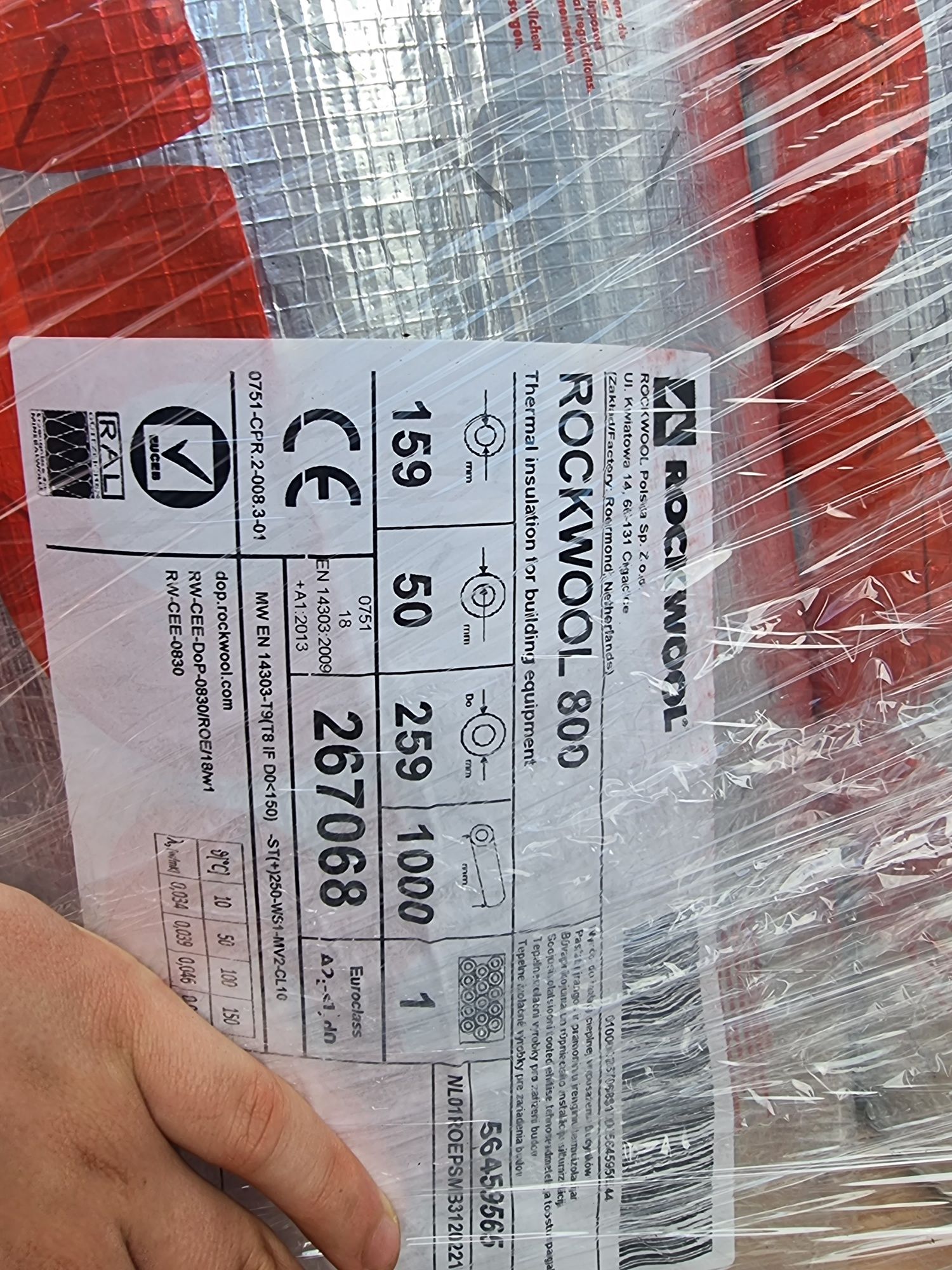 Otulina Rockwool 800 159/50 12m