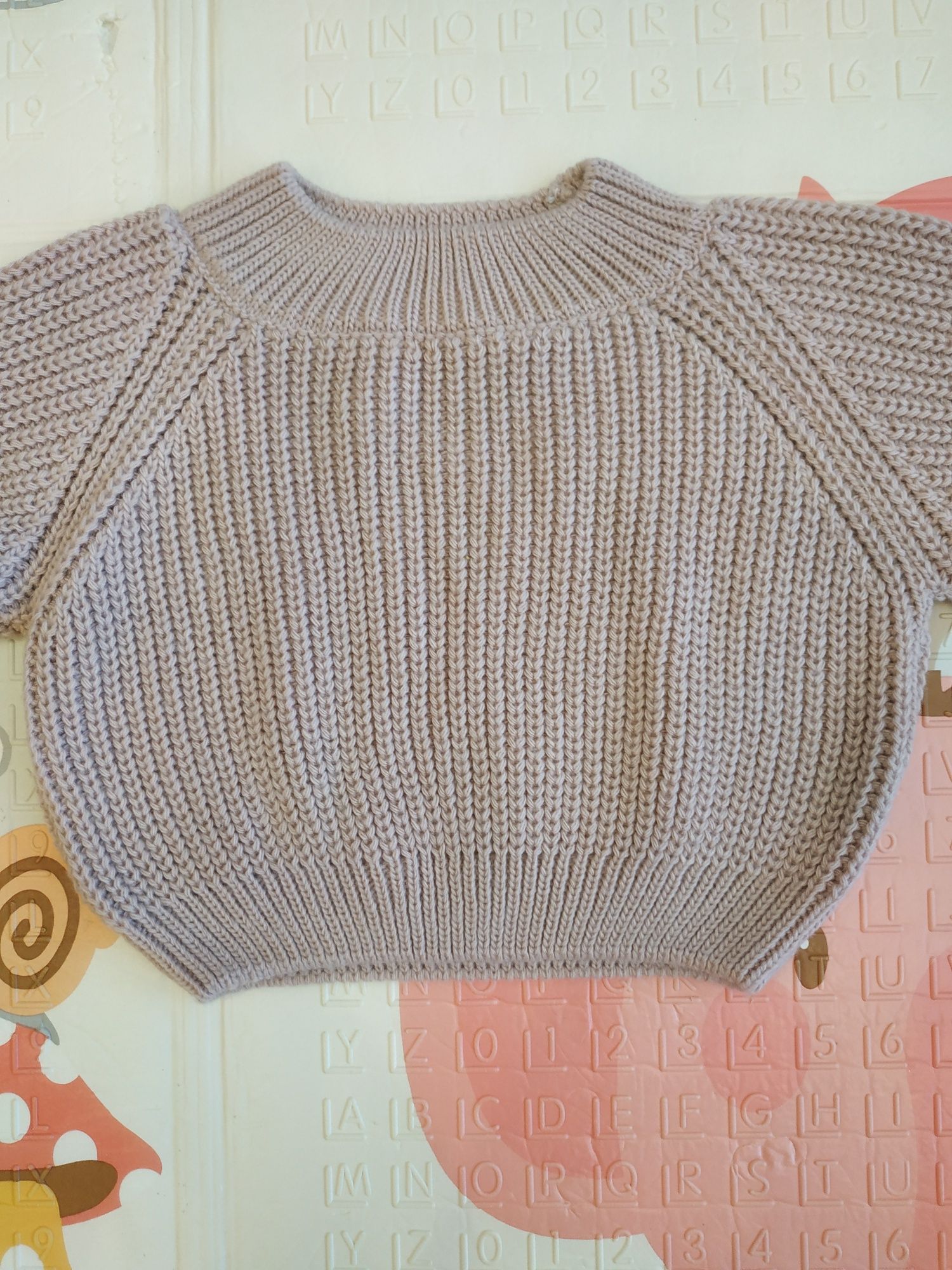 в'язаний светр дитячий 6-12 місяців, вязаный свитер