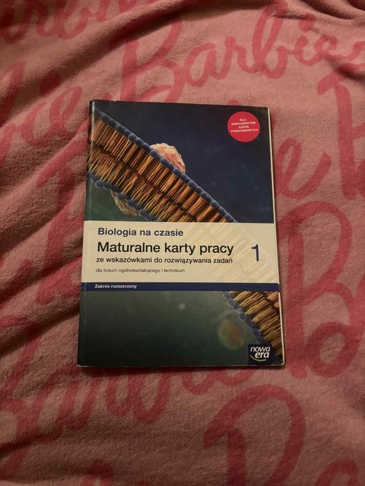 Biologia na czasie 1 maturalne karty pracy zakres rozszerzony.
Parę ka