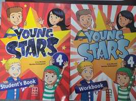 Young stars 4 komplet podręcznik i ćwiczenia