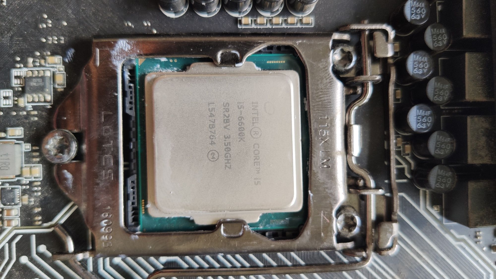 Płyta glowna z 170 + procesor i5 6600k