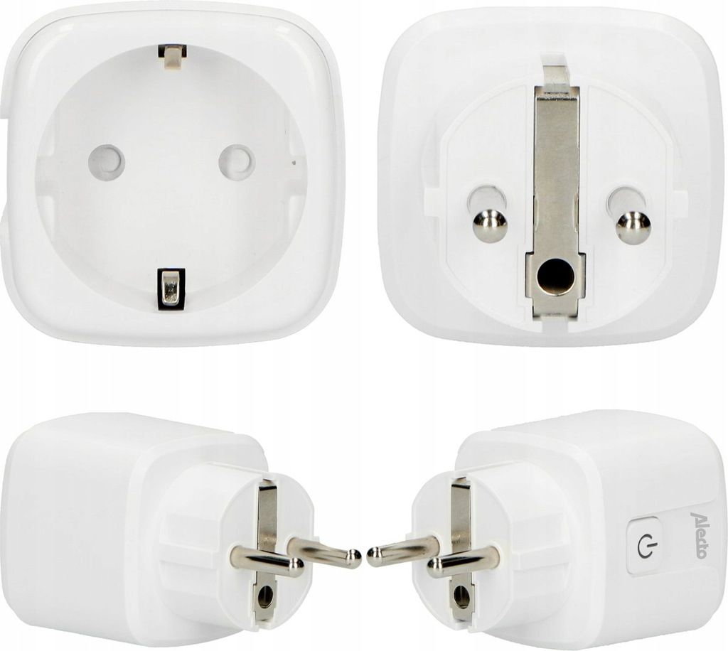 Gniazdko Wifi Smart Home Tuya Pomiar Zużycia Prądu