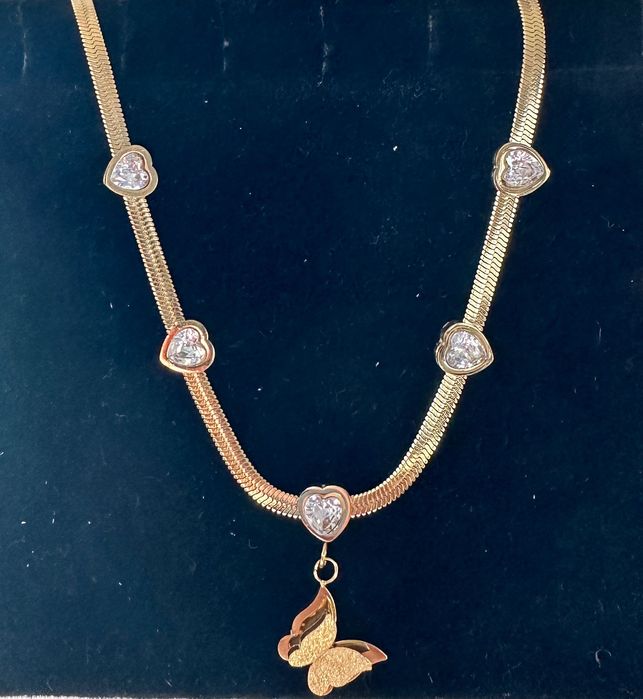 Colar Borboleta Dourado