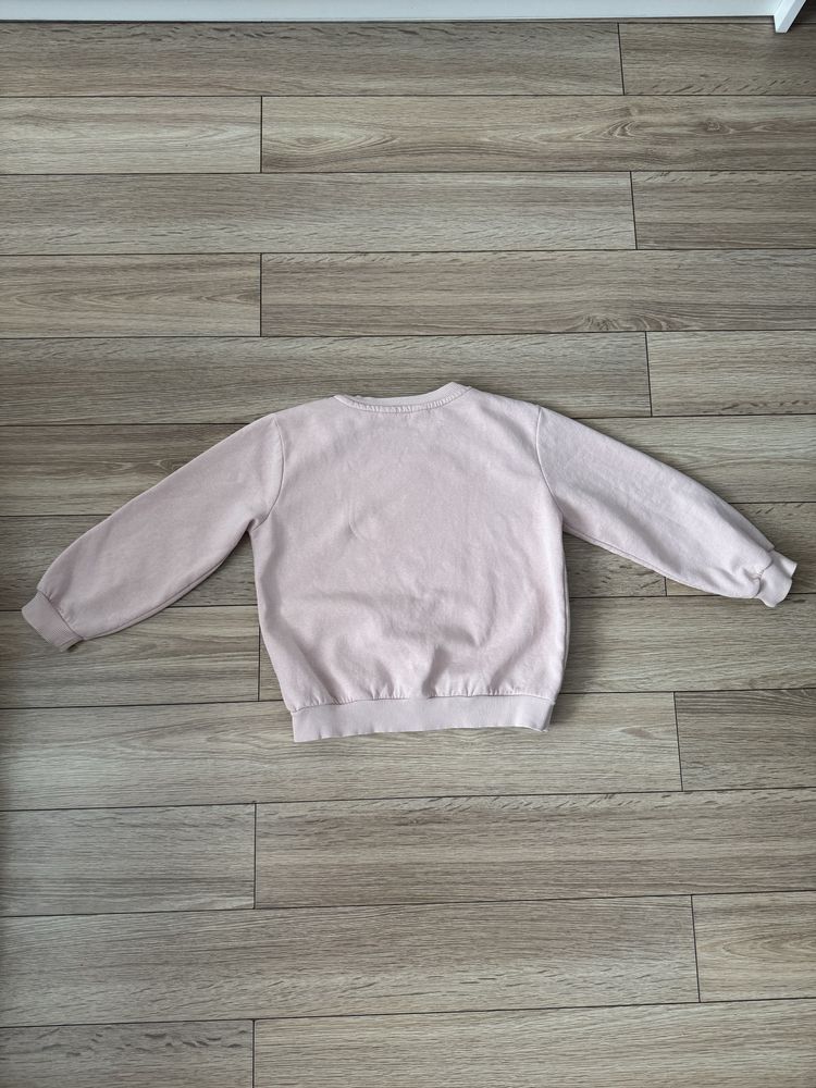 H&M różowa bluza z cekinowym jednorożcem rozmiar 122/128cm.