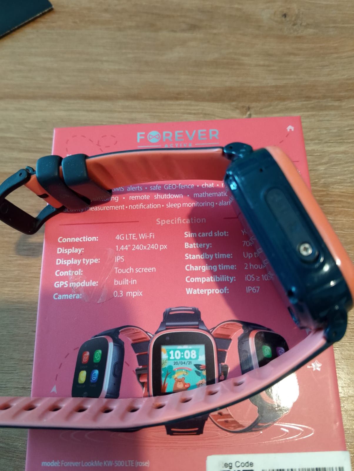 Zegarek dziecięcy smartwatch Forever look me 4G LTE