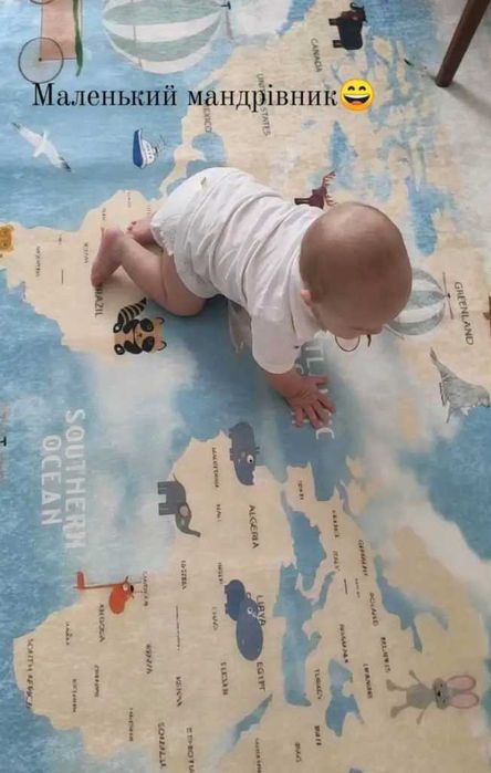 Килим ковер в дитячу кімнату килимок для хлопчика безворсовий