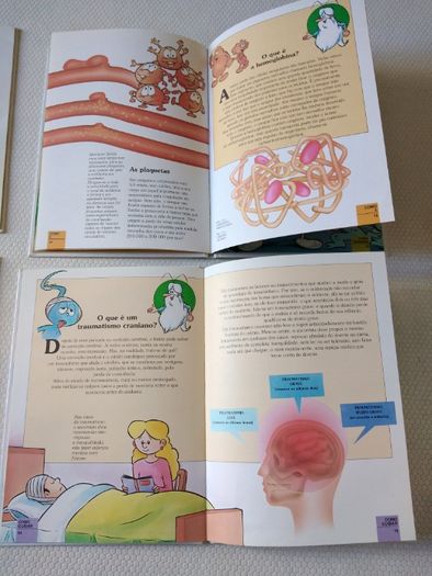Coleção completa livros "O corpo humano"