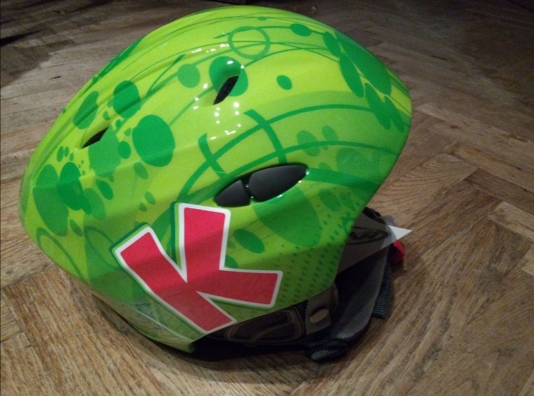 Kask dziecięcy narciarski Naxa Kubus rozm 52-55 nowy