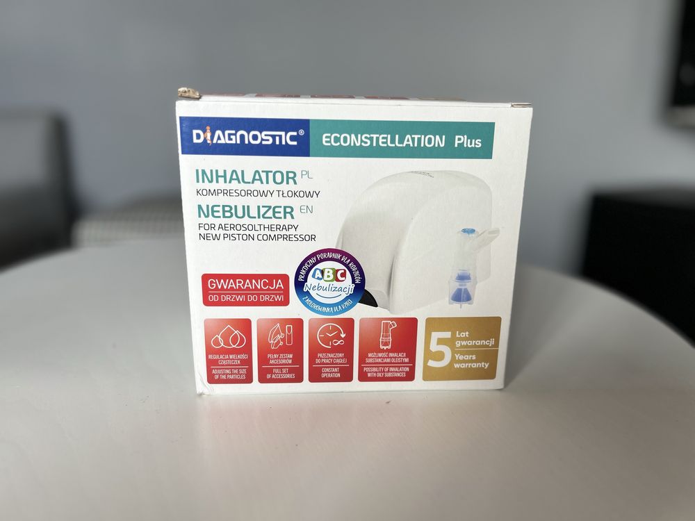 Nowy Inhalator nebulizator econstelation plus 5 lat gwarancji