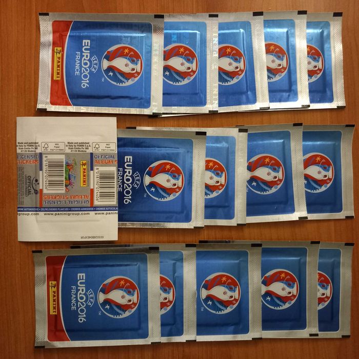 Euro FRANCE 2016 - PANINI - Saquetas - versão INTERNACIONAL